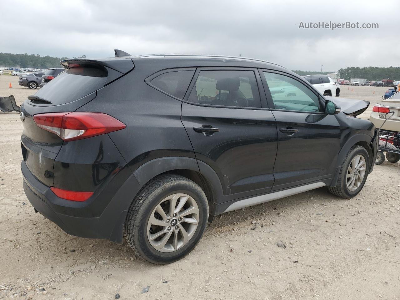 2017 Hyundai Tucson Limited Черный vin: KM8J33A46HU427164