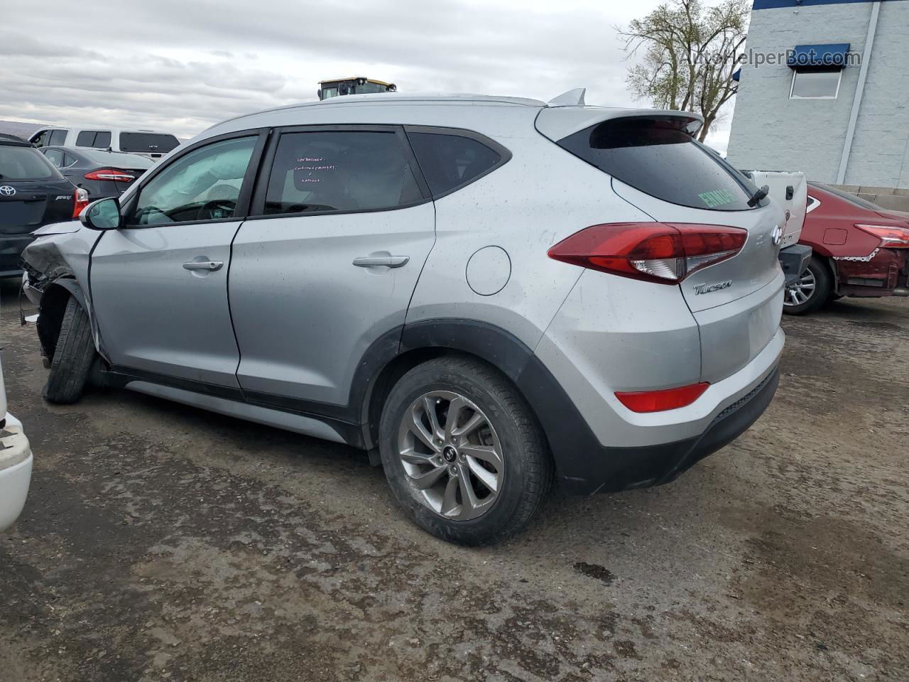 2018 Hyundai Tucson Sel Серебряный vin: KM8J33A46JU607749