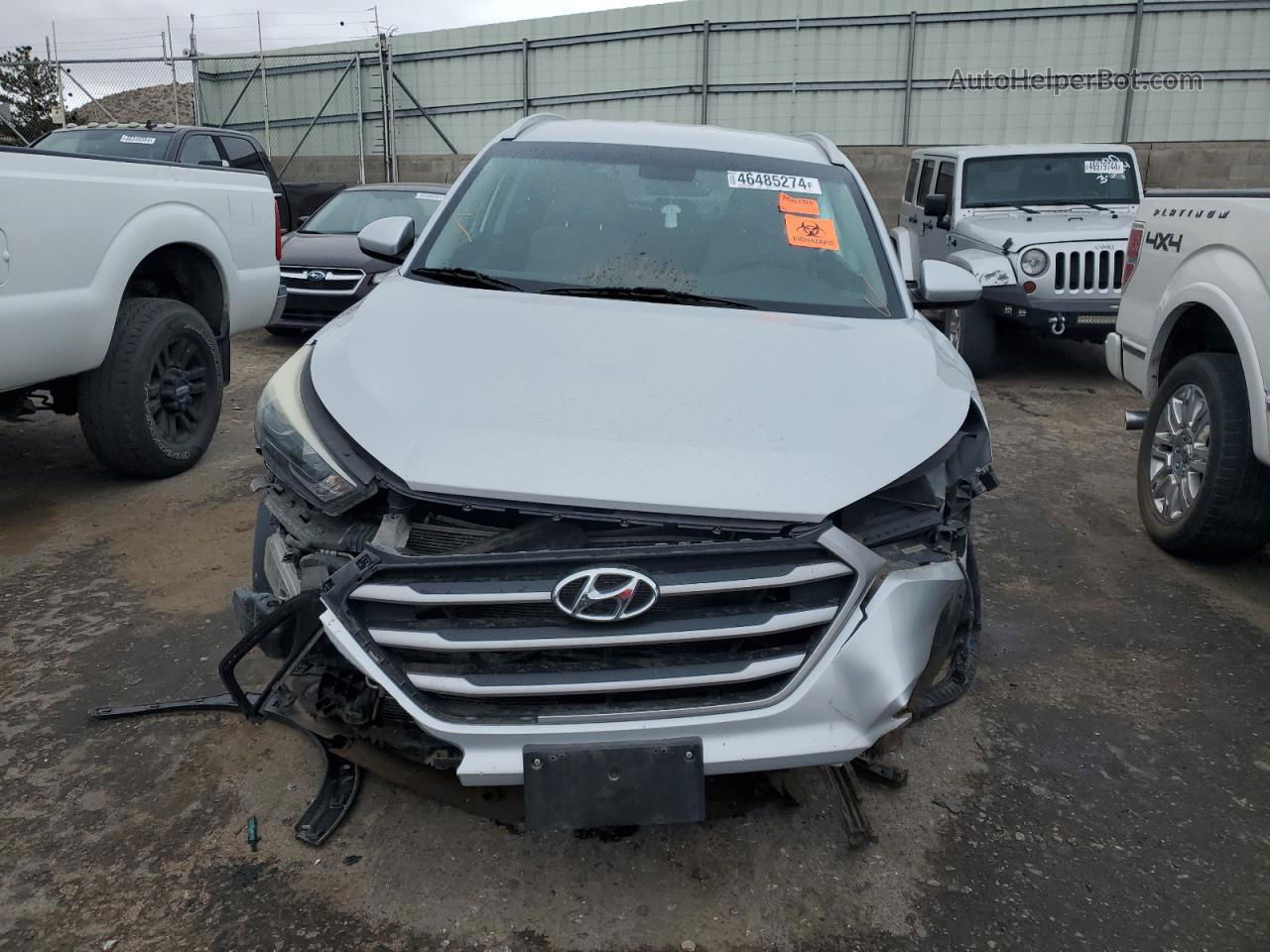 2018 Hyundai Tucson Sel Серебряный vin: KM8J33A46JU607749