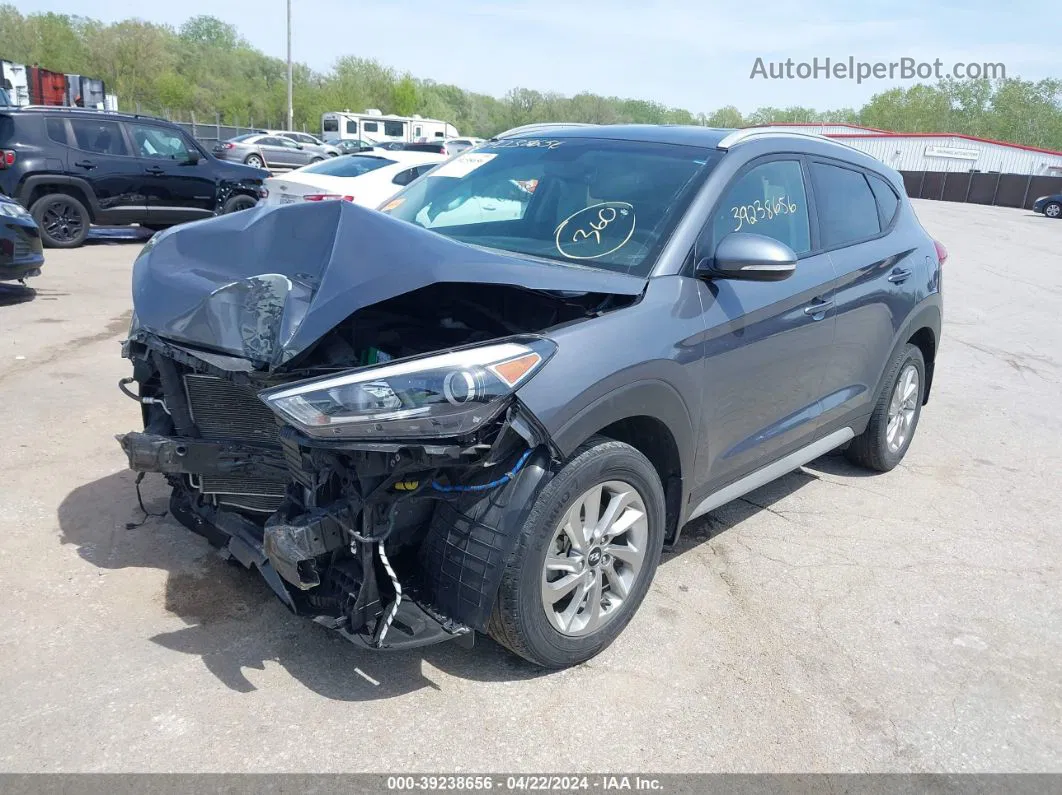 2018 Hyundai Tucson Sel Plus Navy vin: KM8J33A46JU678532