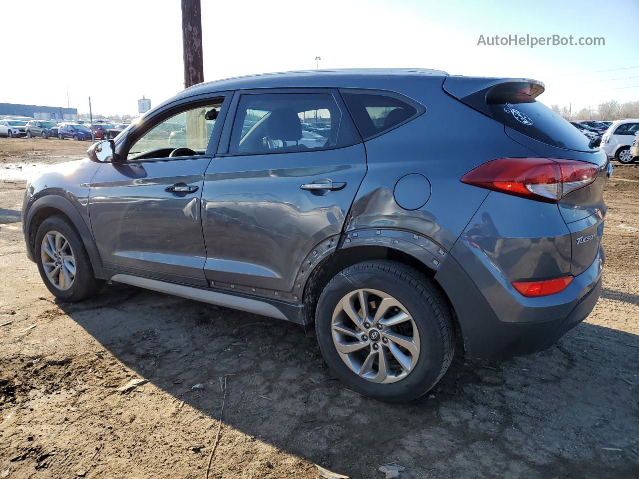 2018 Hyundai Tucson Sel Серый vin: KM8J33A46JU728524