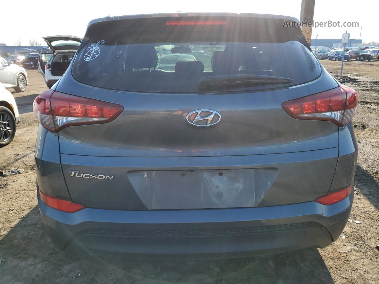 2018 Hyundai Tucson Sel Серый vin: KM8J33A46JU728524