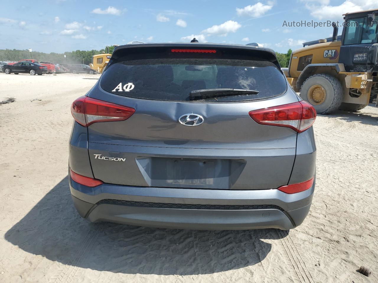 2016 Hyundai Tucson Limited Gray vin: KM8J33A47GU091202