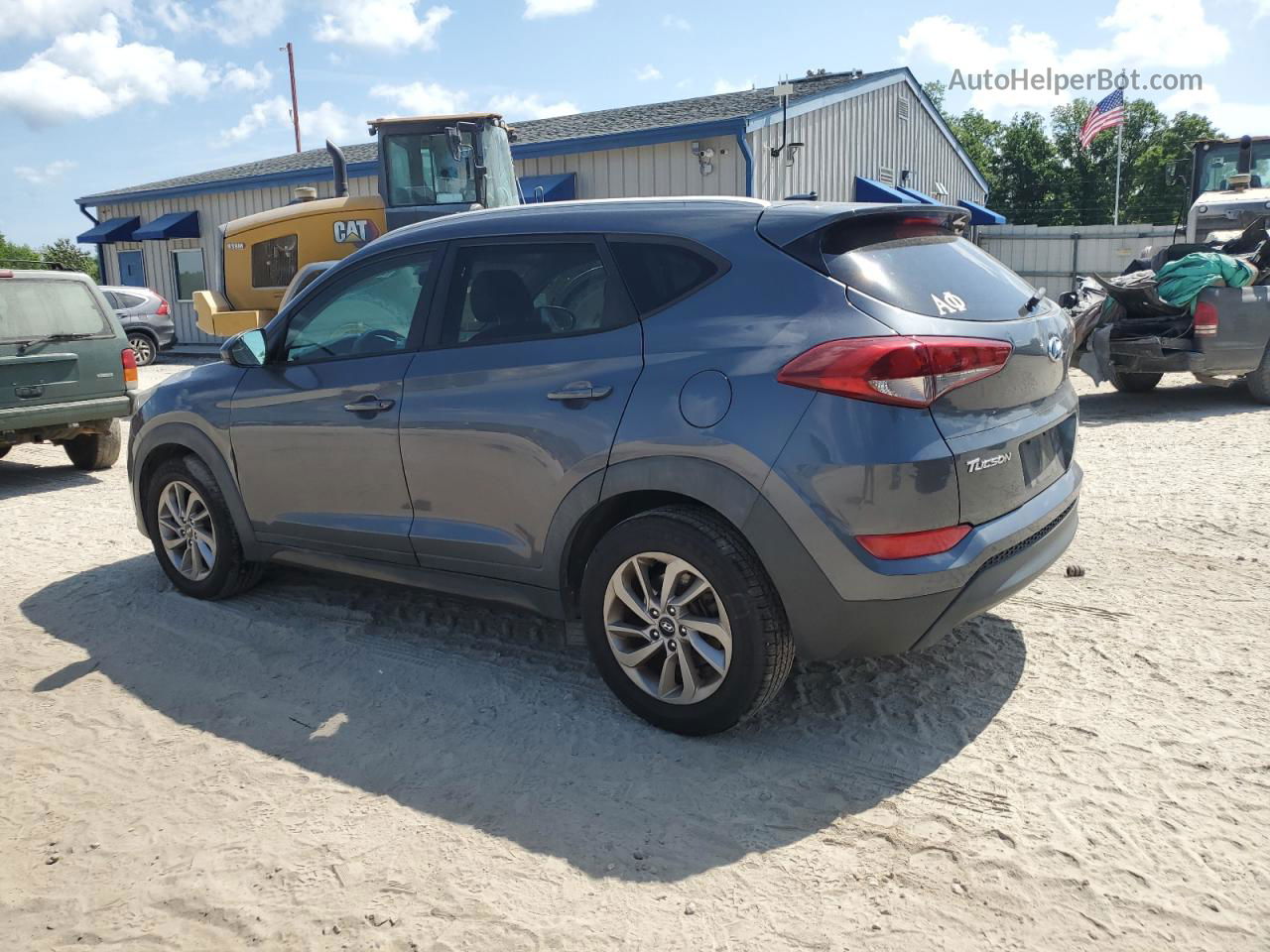 2016 Hyundai Tucson Limited Серый vin: KM8J33A47GU091202