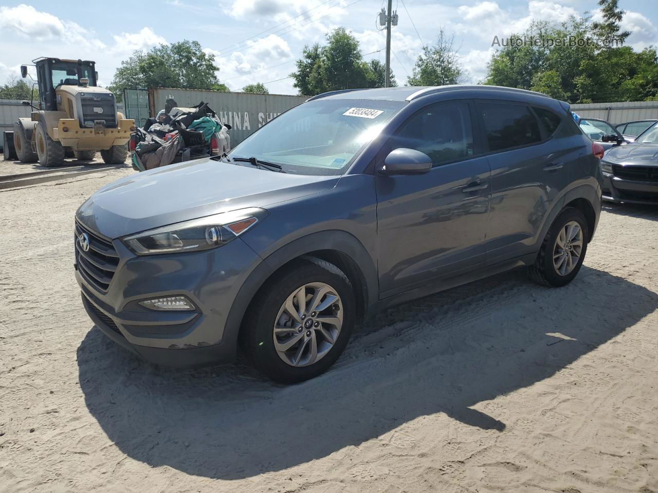 2016 Hyundai Tucson Limited Gray vin: KM8J33A47GU091202