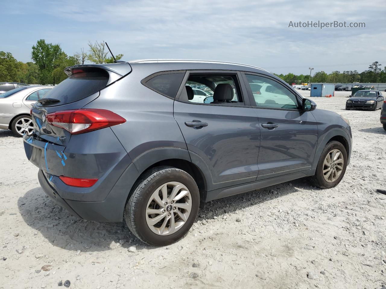 2016 Hyundai Tucson Limited Серебряный vin: KM8J33A47GU117510