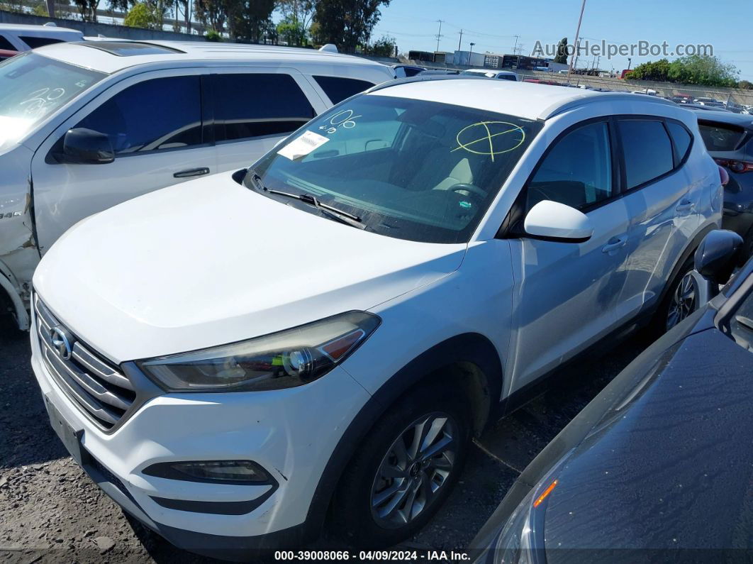 2016 Hyundai Tucson Se White vin: KM8J33A47GU140186