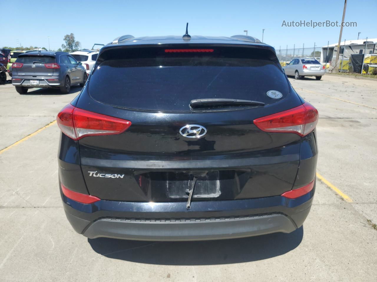 2016 Hyundai Tucson Limited Black vin: KM8J33A47GU174273