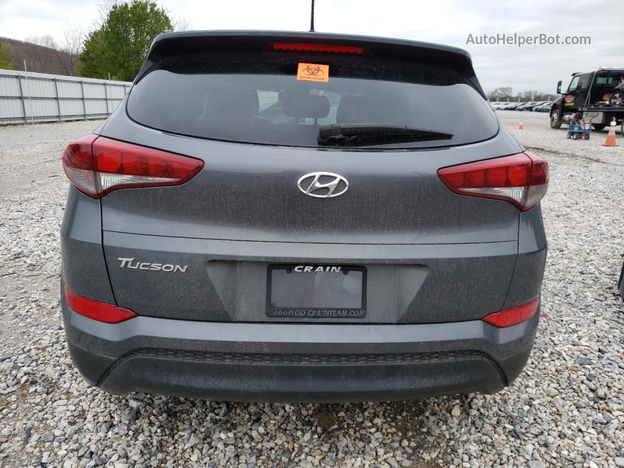 2016 Hyundai Tucson Limited Charcoal vin: KM8J33A47GU196712