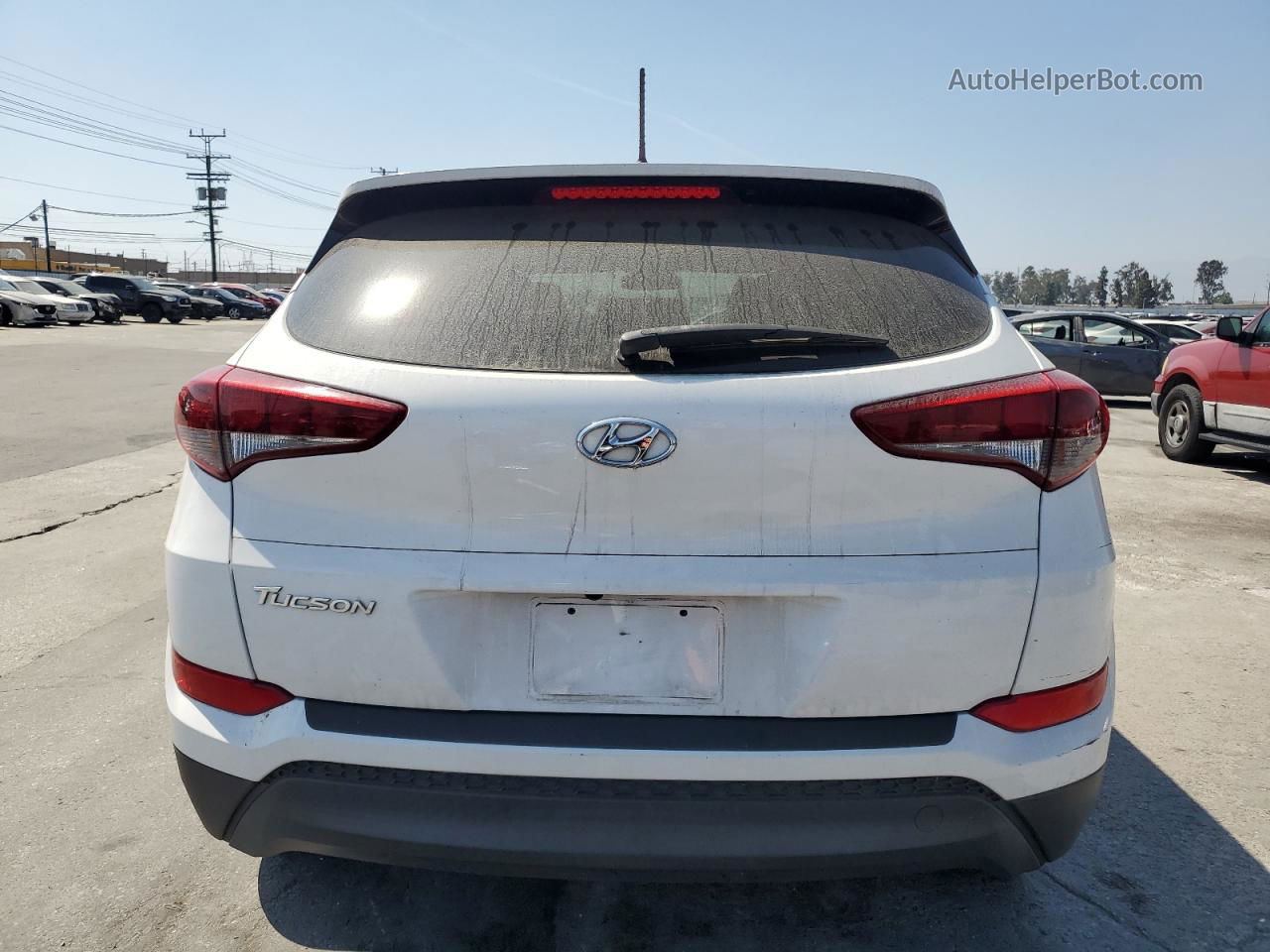 2016 Hyundai Tucson Limited White vin: KM8J33A47GU233628