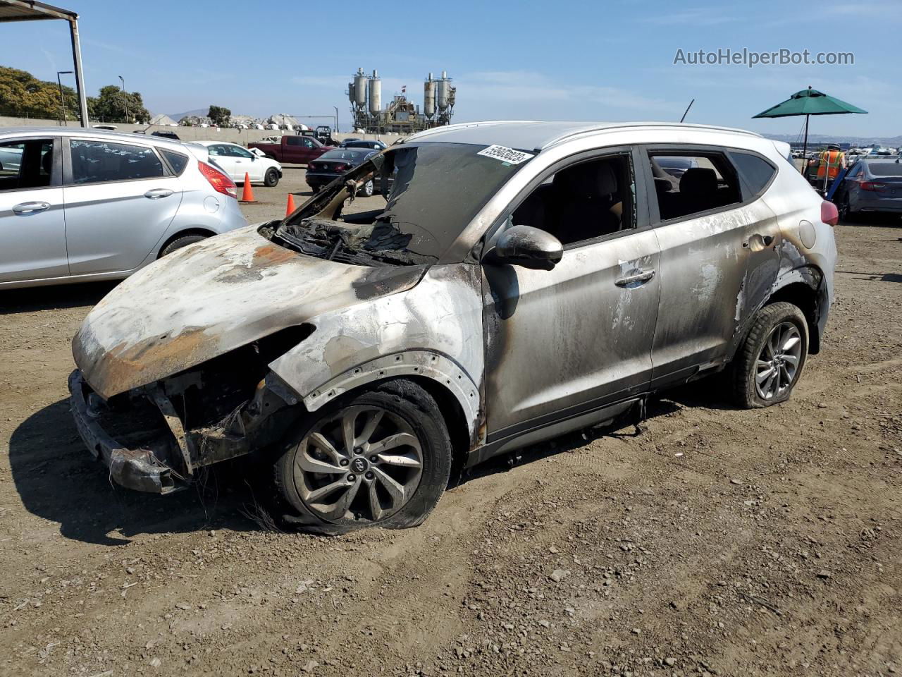 2017 Hyundai Tucson Limited Gray vin: KM8J33A47HU267330