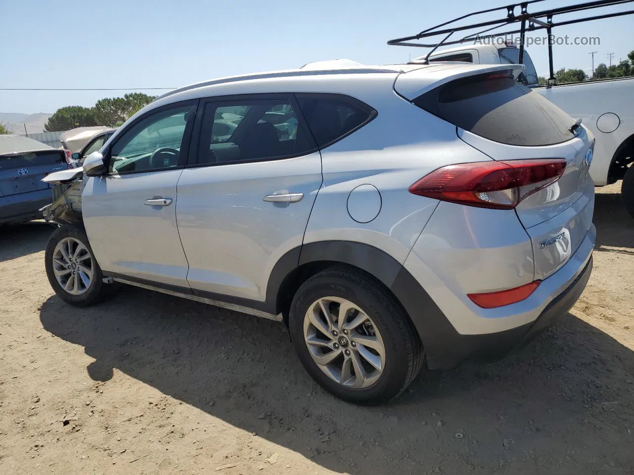 2017 Hyundai Tucson Limited Серебряный vin: KM8J33A47HU274410