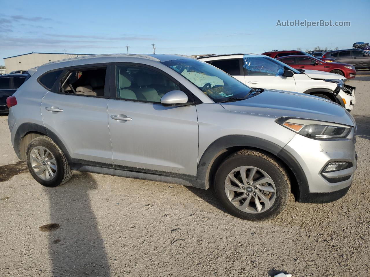 2017 Hyundai Tucson Limited Silver vin: KM8J33A47HU279848