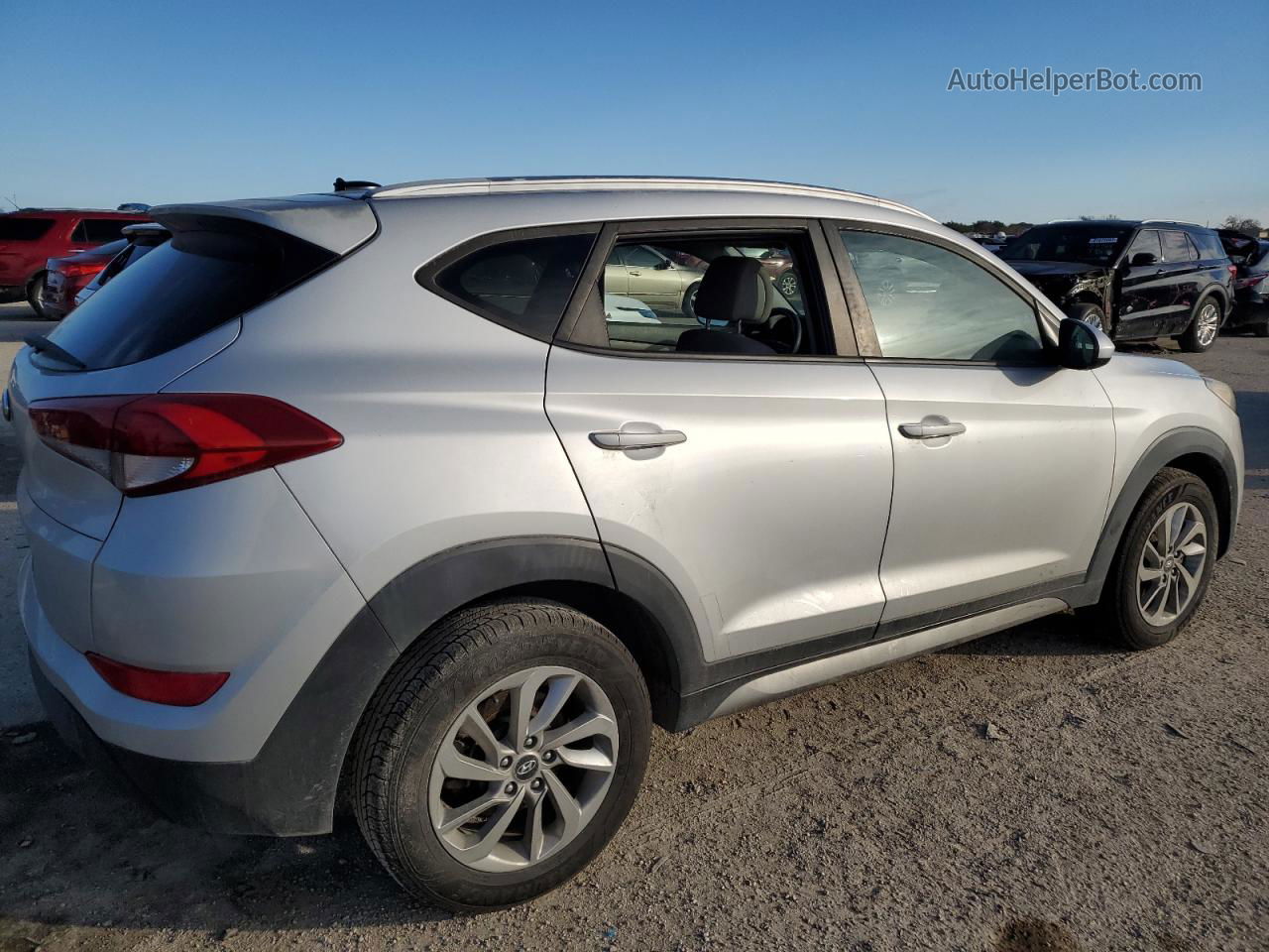 2017 Hyundai Tucson Limited Серебряный vin: KM8J33A47HU279848