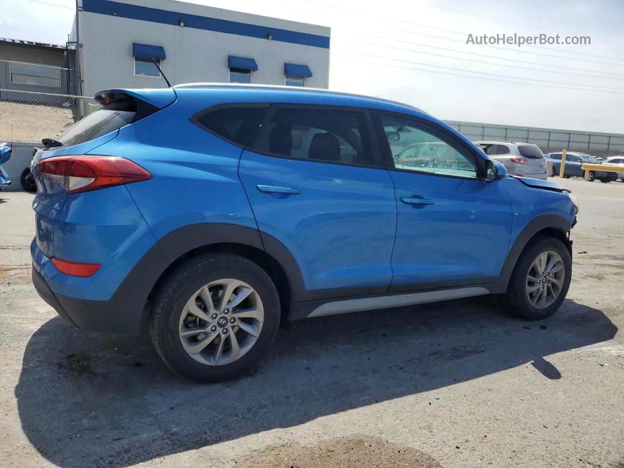 2017 Hyundai Tucson Limited Blue vin: KM8J33A47HU407912