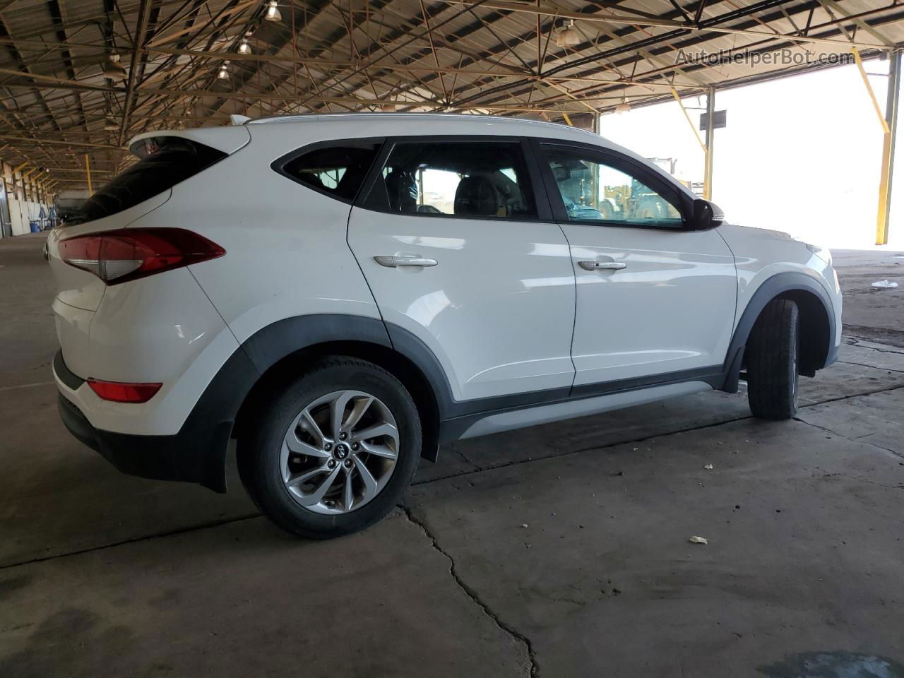 2017 Hyundai Tucson Limited White vin: KM8J33A47HU416867