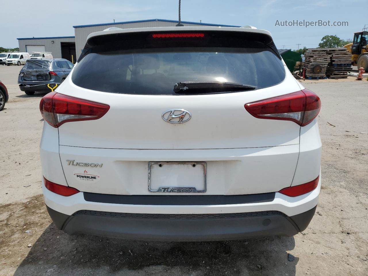 2017 Hyundai Tucson Limited White vin: KM8J33A47HU495005