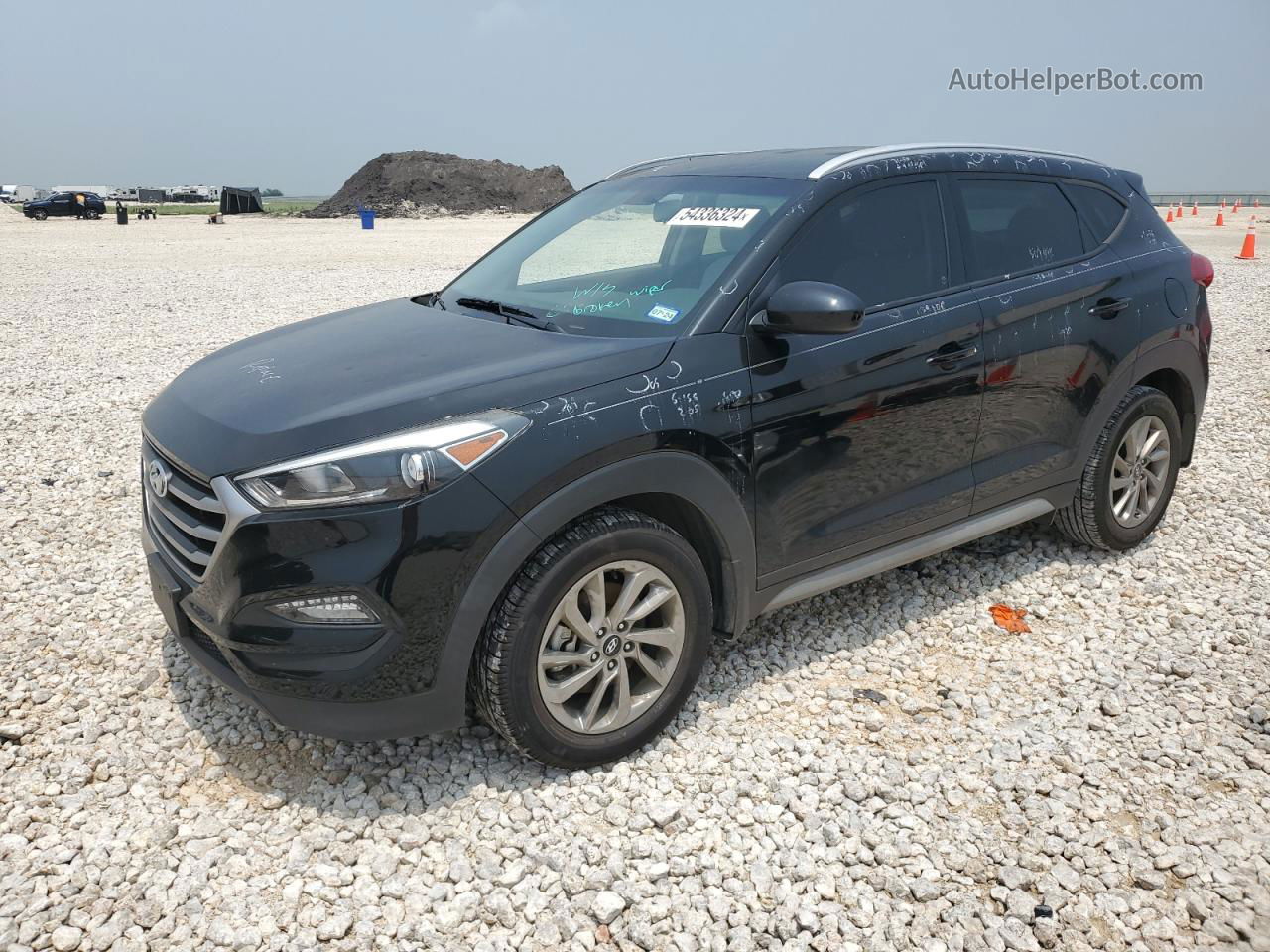 2018 Hyundai Tucson Sel Black vin: KM8J33A47JU620333