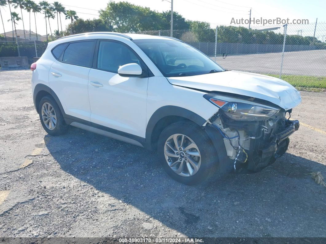 2018 Hyundai Tucson Sel White vin: KM8J33A47JU666003