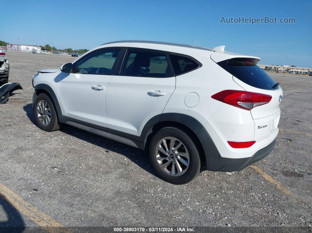 2018 Hyundai Tucson Sel White vin: KM8J33A47JU666003