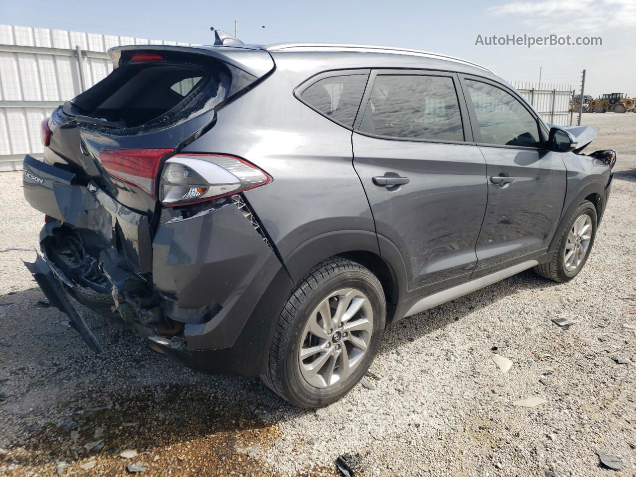 2018 Hyundai Tucson Sel Угольный vin: KM8J33A47JU682931