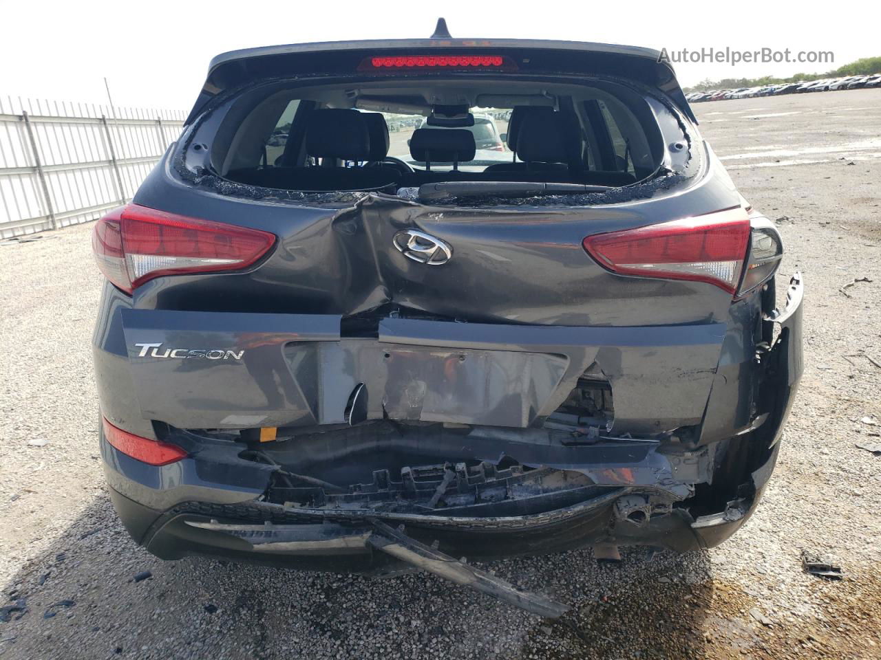 2018 Hyundai Tucson Sel Угольный vin: KM8J33A47JU682931