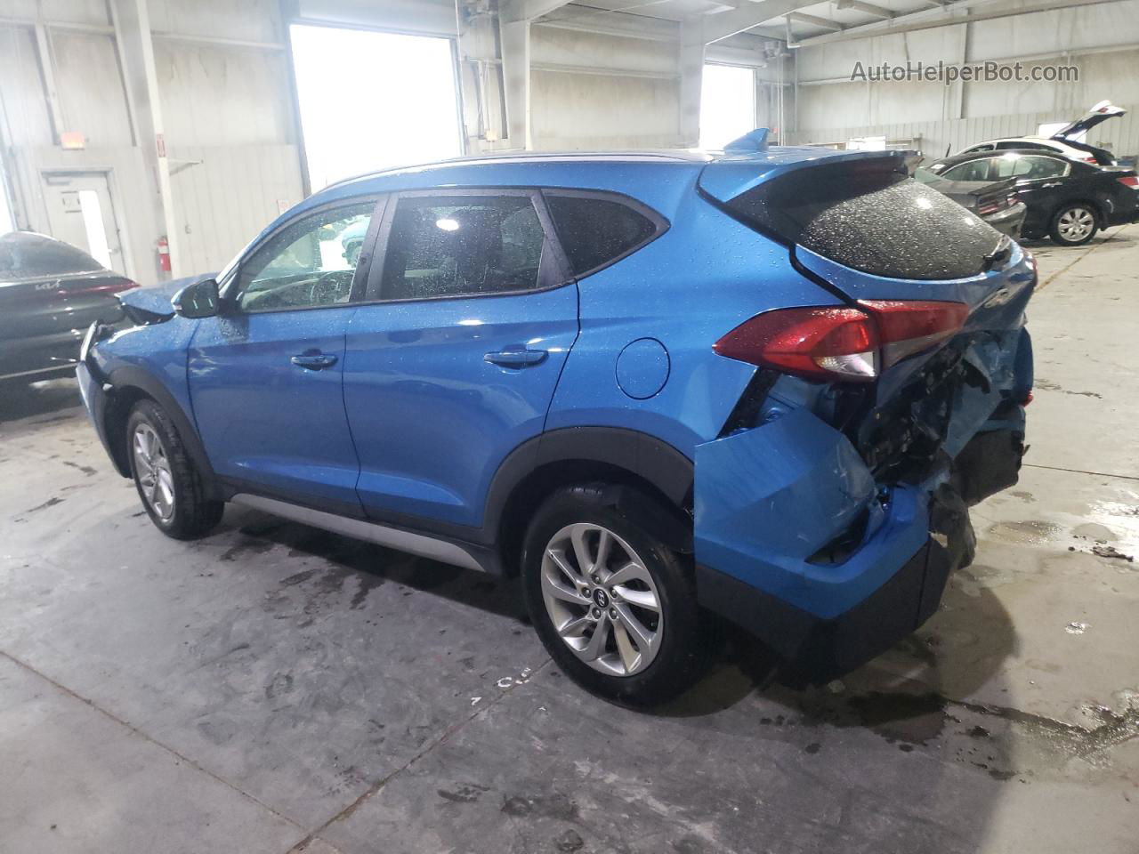 2018 Hyundai Tucson Sel Blue vin: KM8J33A47JU708735