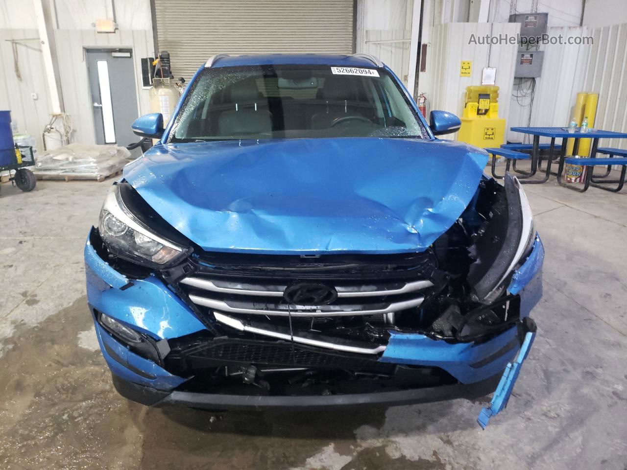 2018 Hyundai Tucson Sel Синий vin: KM8J33A47JU708735