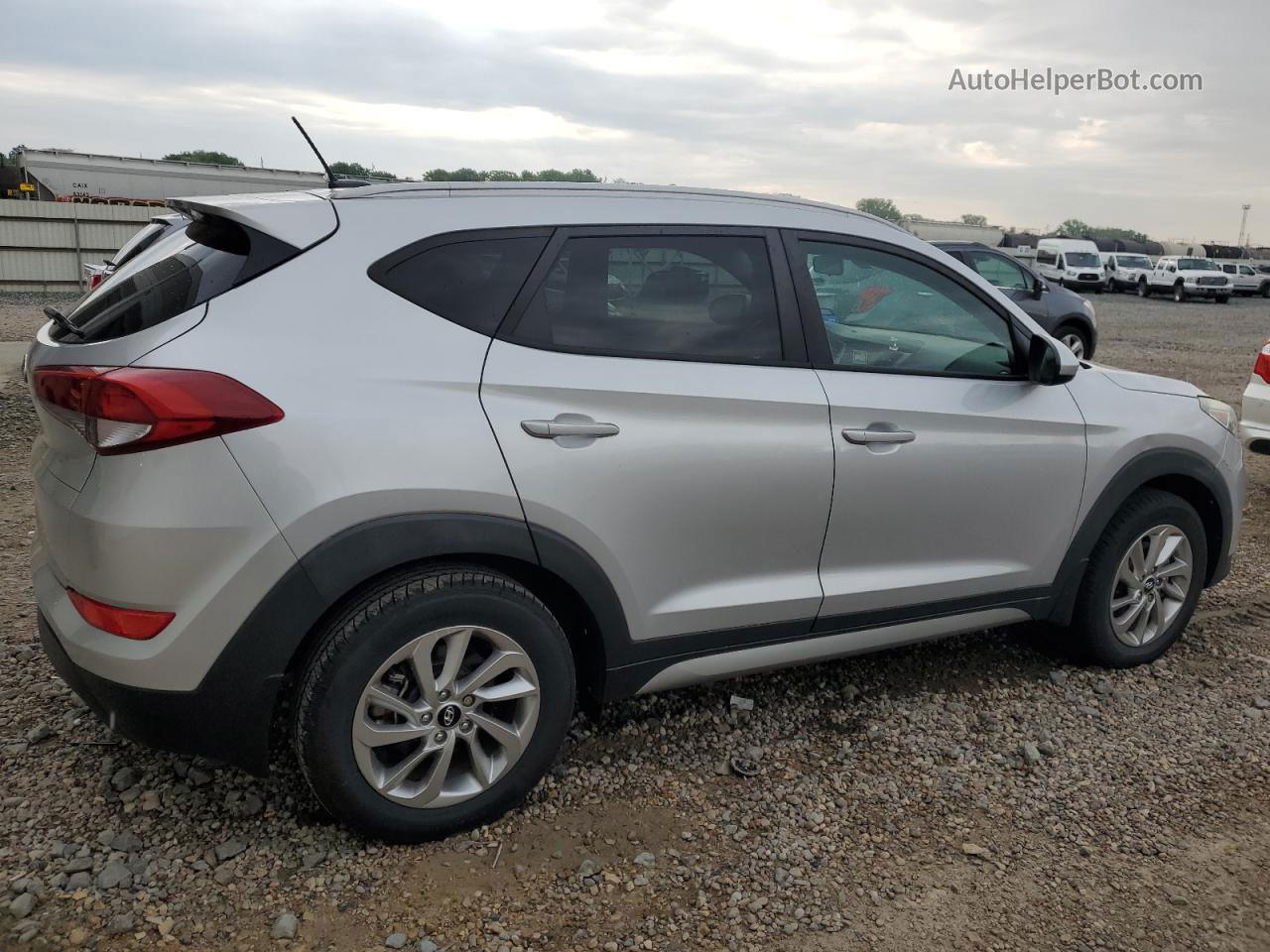 2017 Hyundai Tucson Limited Silver vin: KM8J33A48HU320455