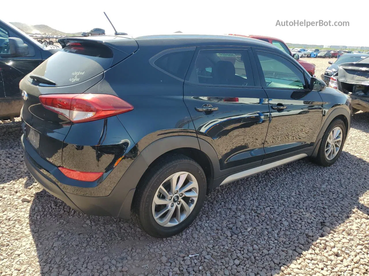 2017 Hyundai Tucson Limited Black vin: KM8J33A48HU333187