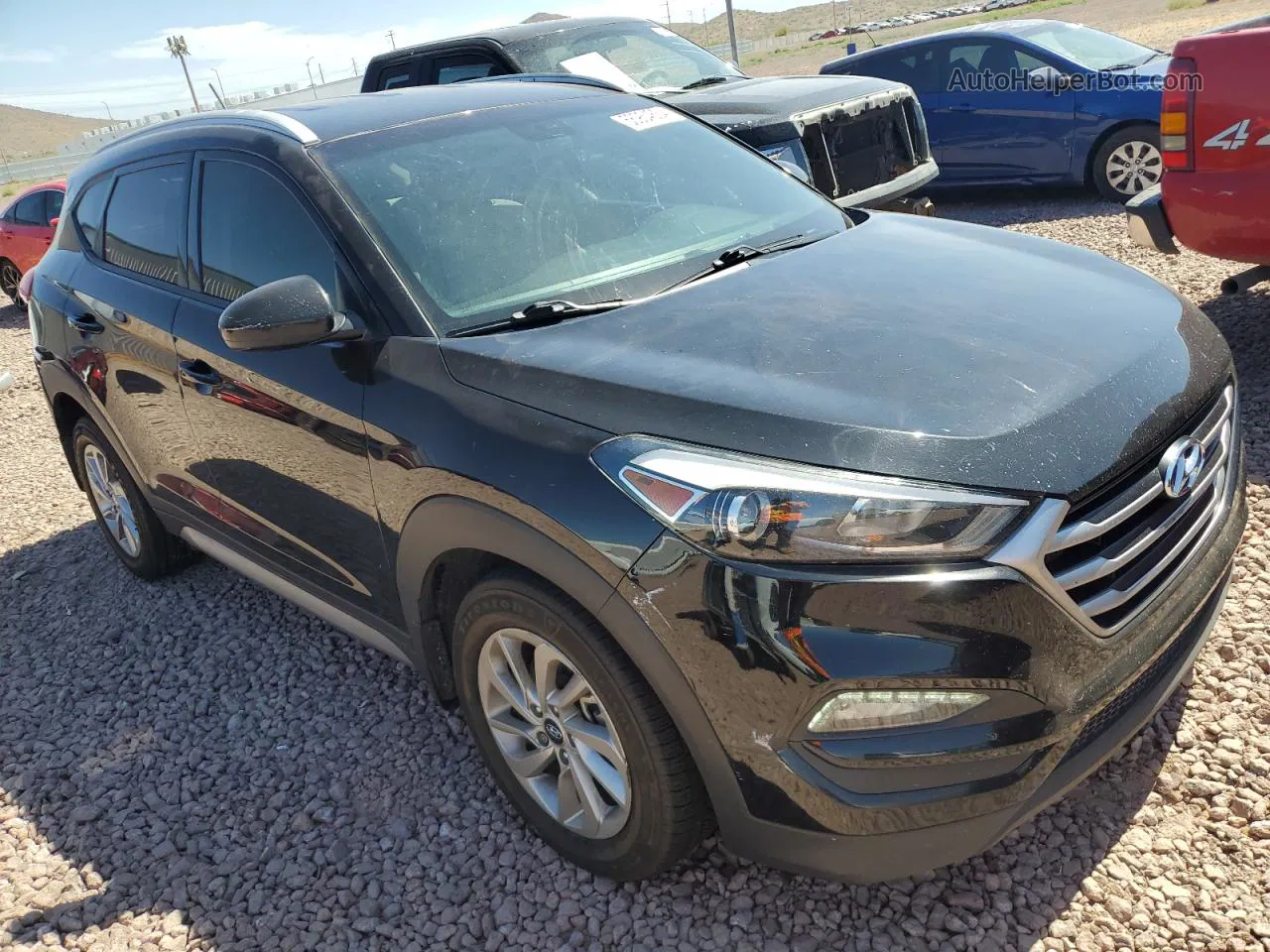 2017 Hyundai Tucson Limited Black vin: KM8J33A48HU333187