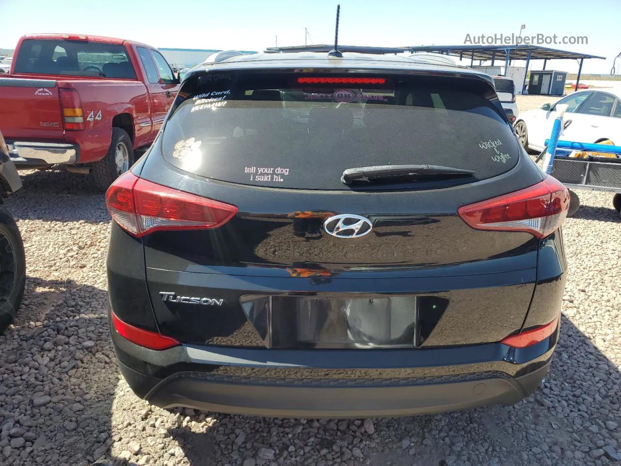 2017 Hyundai Tucson Limited Black vin: KM8J33A48HU333187