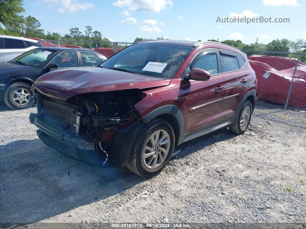 2017 Hyundai Tucson Se Бордовый vin: KM8J33A48HU421060