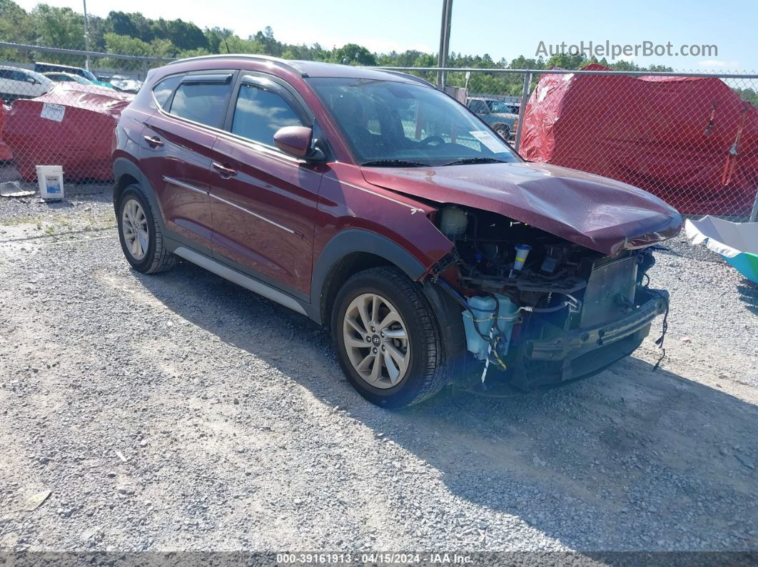 2017 Hyundai Tucson Se Burgundy vin: KM8J33A48HU421060