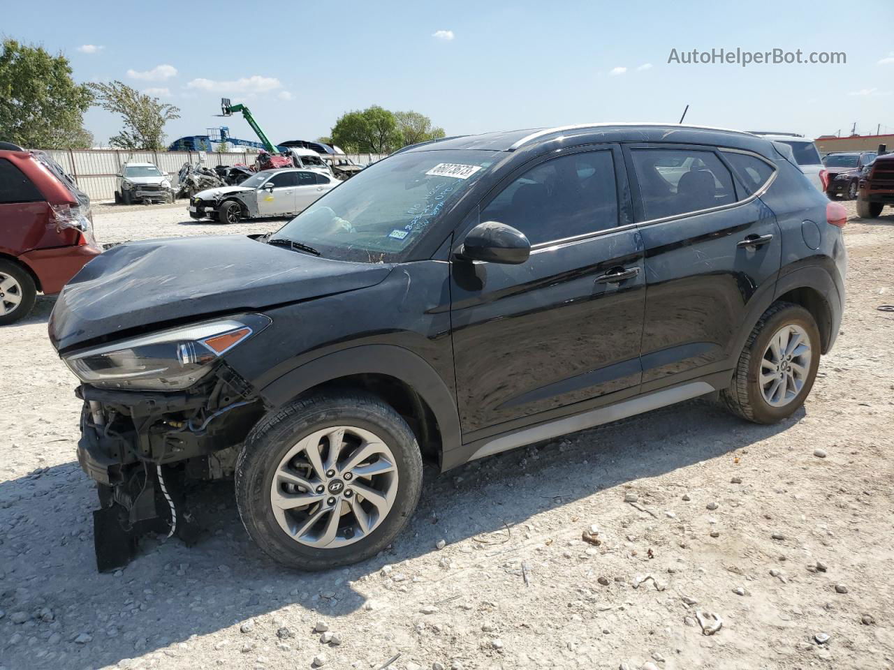 2017 Hyundai Tucson Limited Black vin: KM8J33A48HU468119