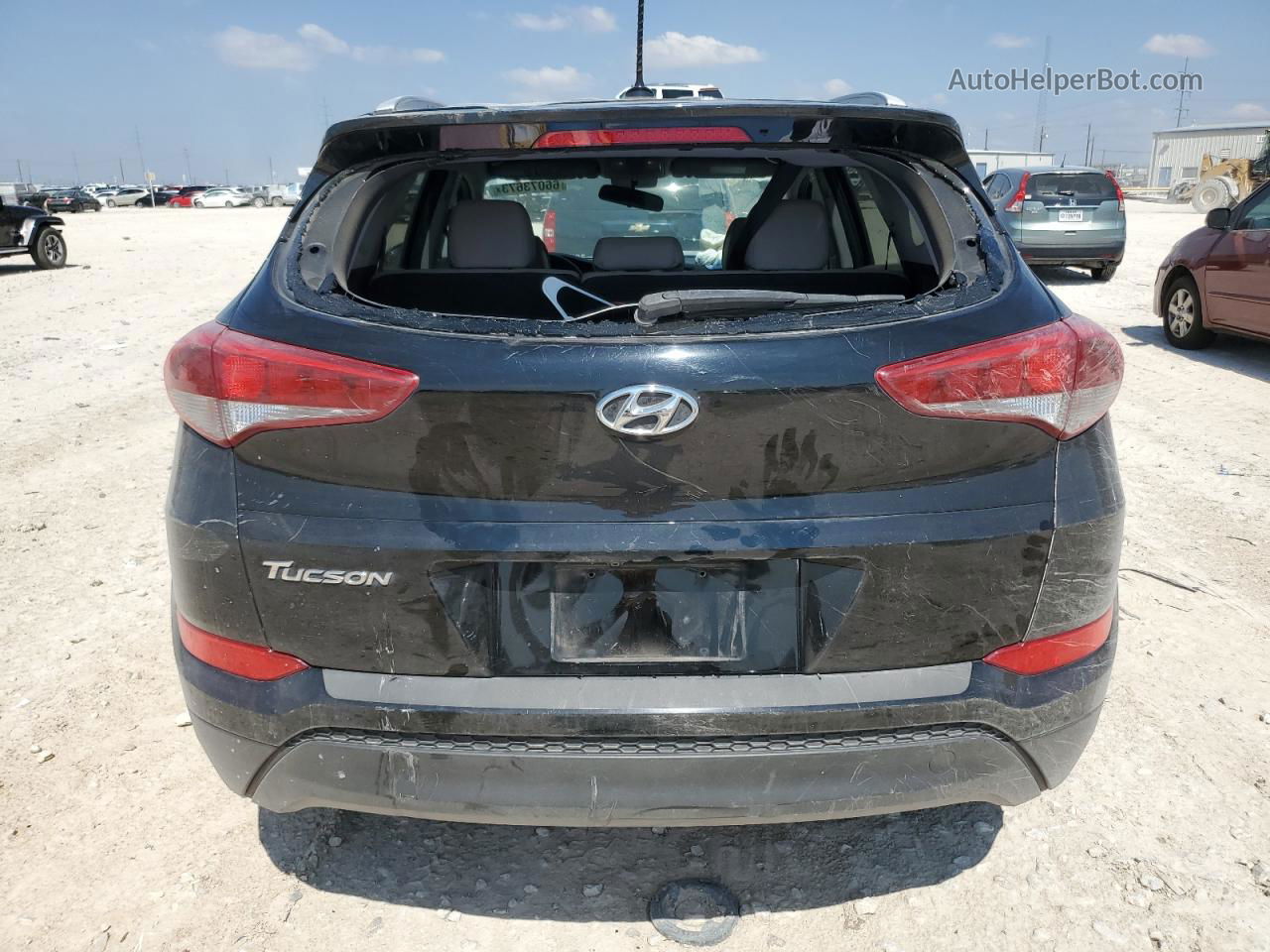 2017 Hyundai Tucson Limited Black vin: KM8J33A48HU468119