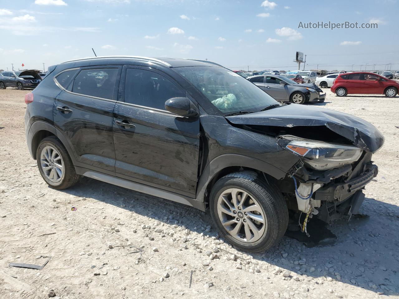 2017 Hyundai Tucson Limited Black vin: KM8J33A48HU468119