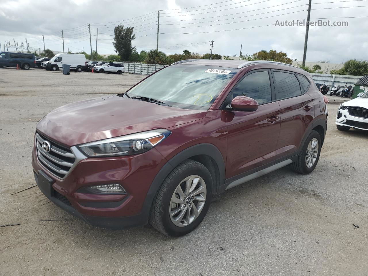 2017 Hyundai Tucson Limited Red vin: KM8J33A48HU485468