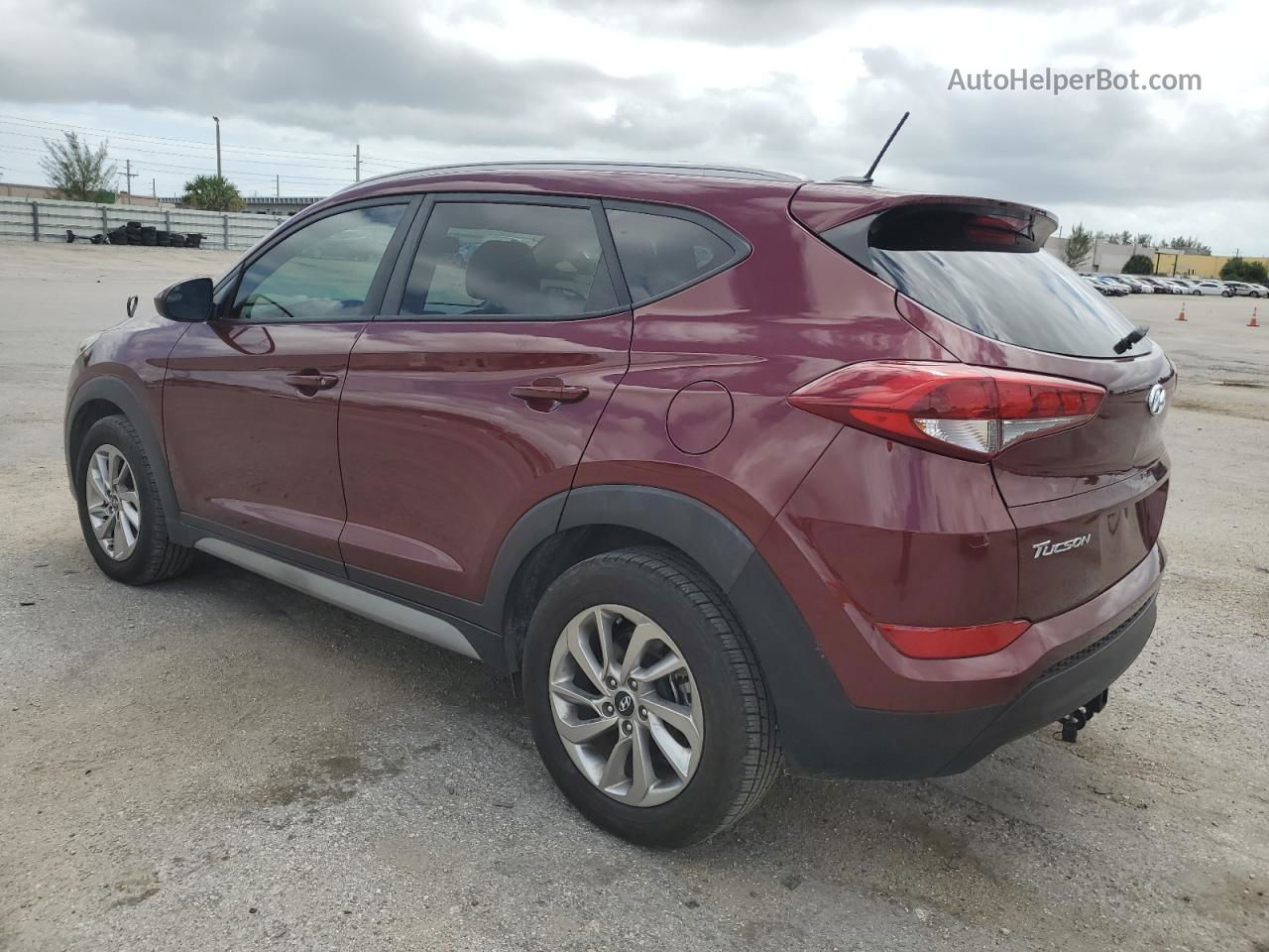 2017 Hyundai Tucson Limited Red vin: KM8J33A48HU485468