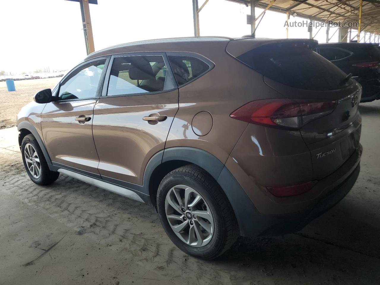 2017 Hyundai Tucson Limited Brown vin: KM8J33A48HU563537