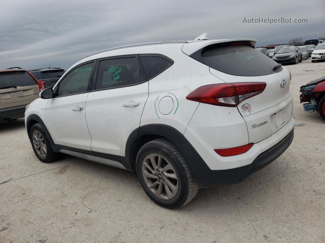 2018 Hyundai Tucson Sel Белый vin: KM8J33A48JU654524