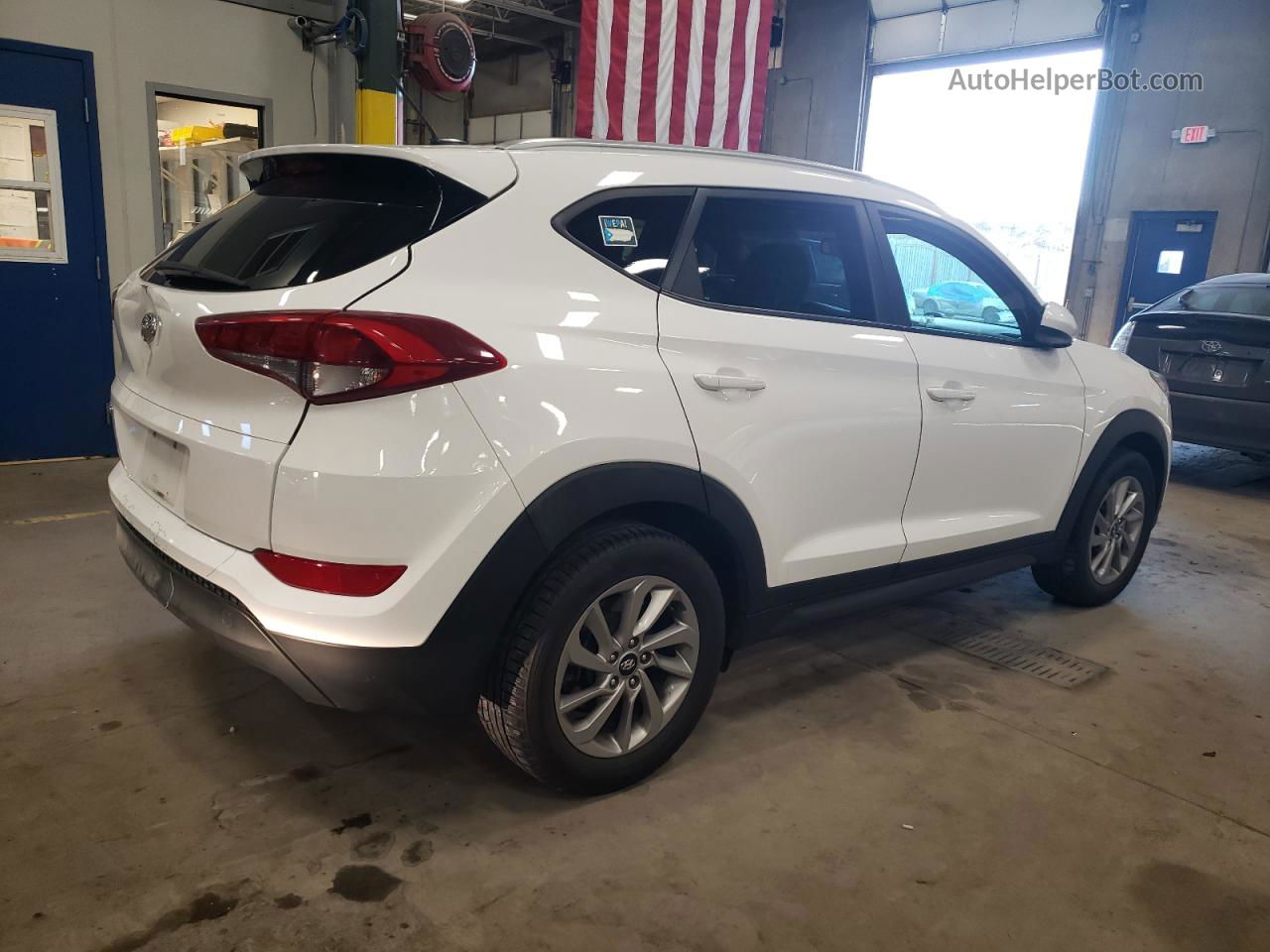 2016 Hyundai Tucson Limited Белый vin: KM8J33A49GU091329