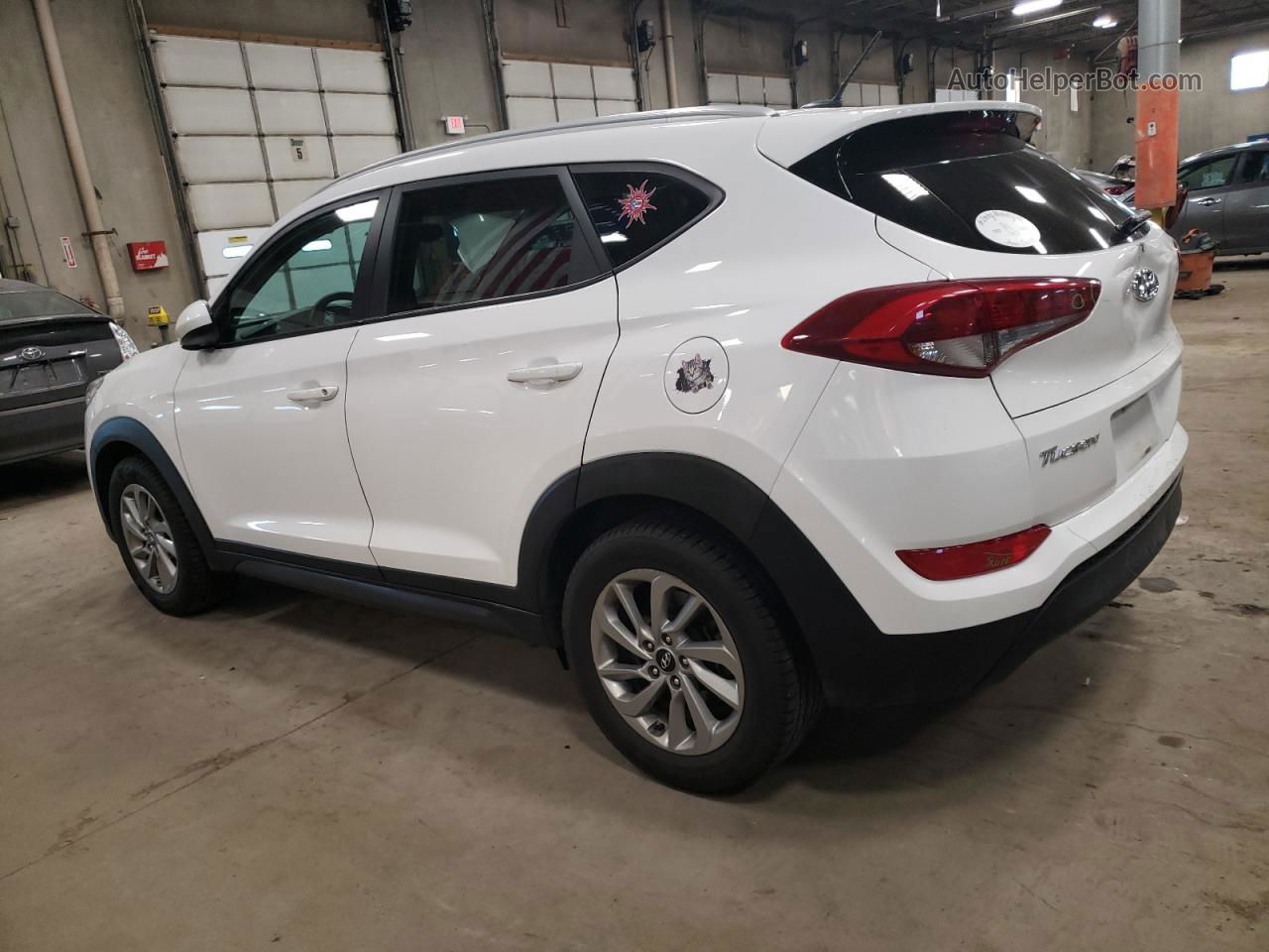 2016 Hyundai Tucson Limited Белый vin: KM8J33A49GU091329