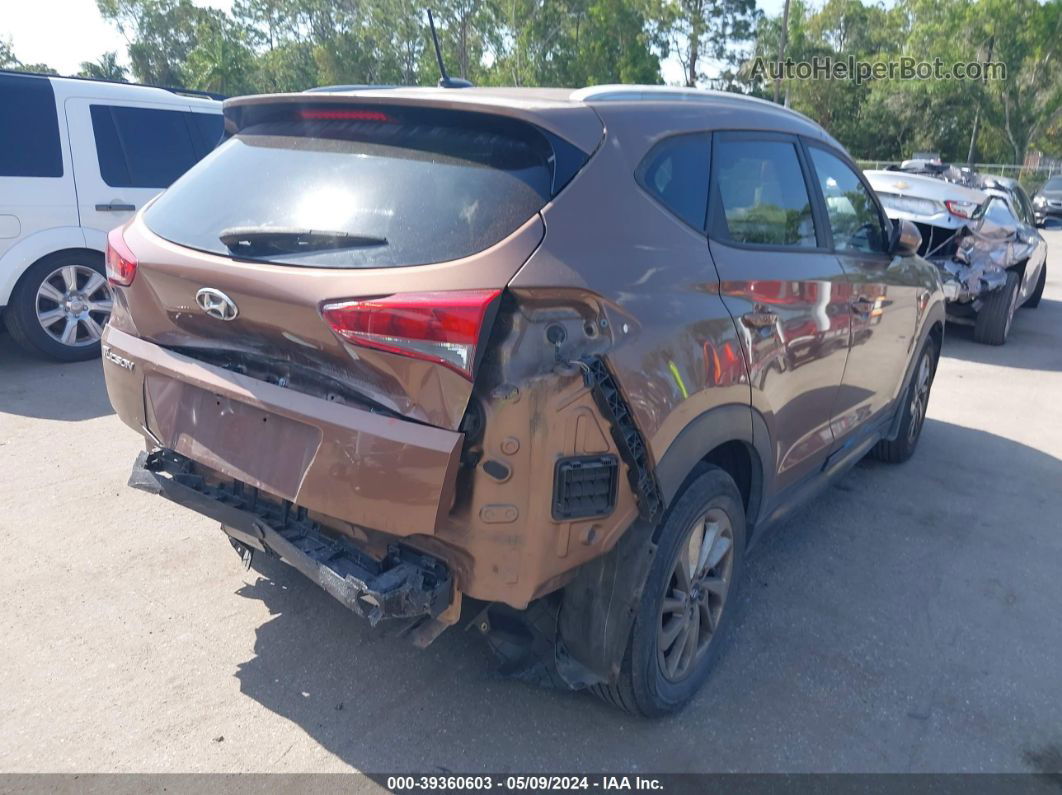 2016 Hyundai Tucson Se Brown vin: KM8J33A49GU157619