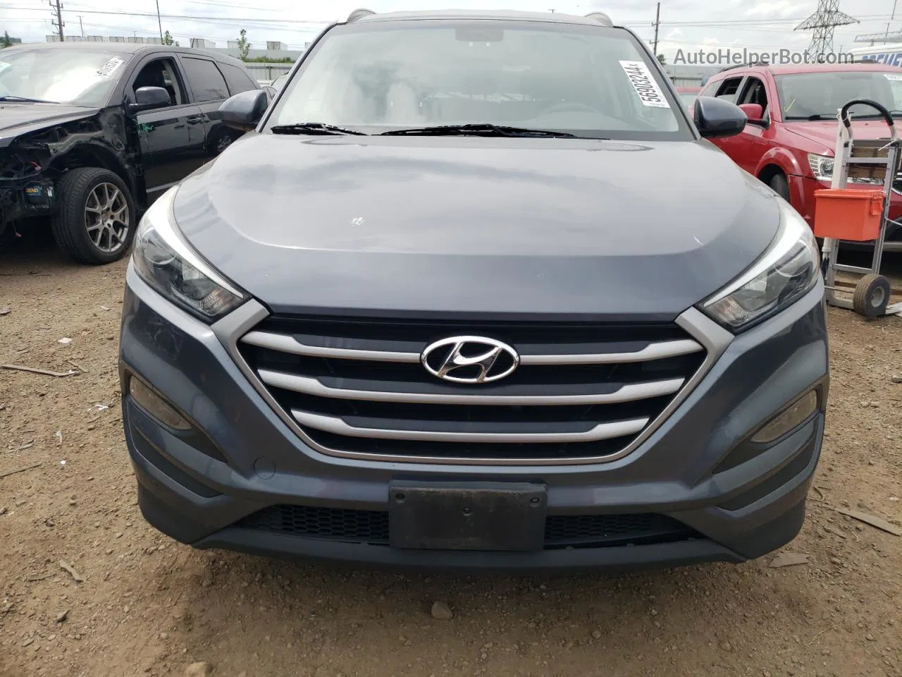 2017 Hyundai Tucson Limited Gray vin: KM8J33A49HU275543