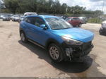 2017 Hyundai Tucson Se Синий vin: KM8J33A49HU336874