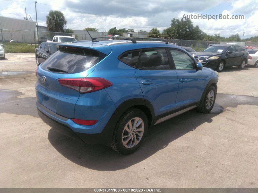 2017 Hyundai Tucson Se Blue vin: KM8J33A49HU336874