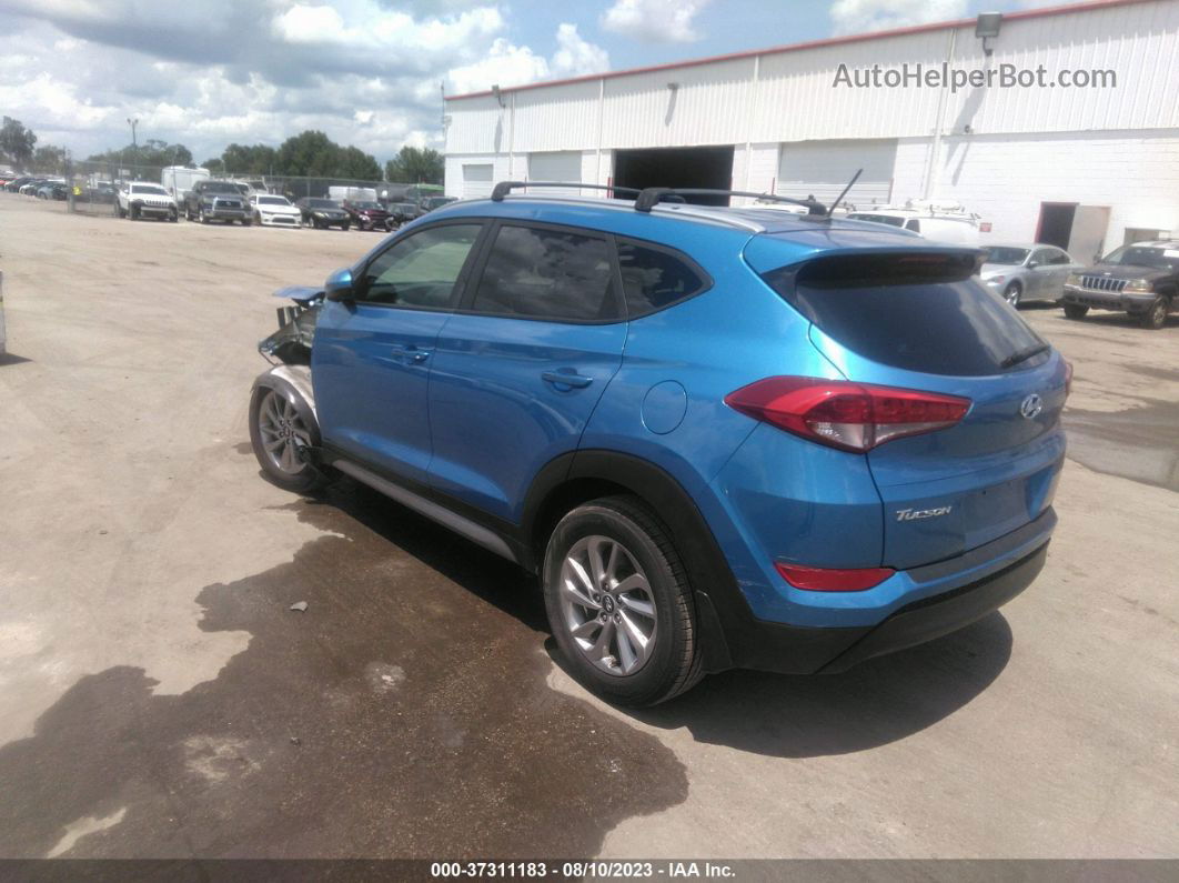 2017 Hyundai Tucson Se Синий vin: KM8J33A49HU336874