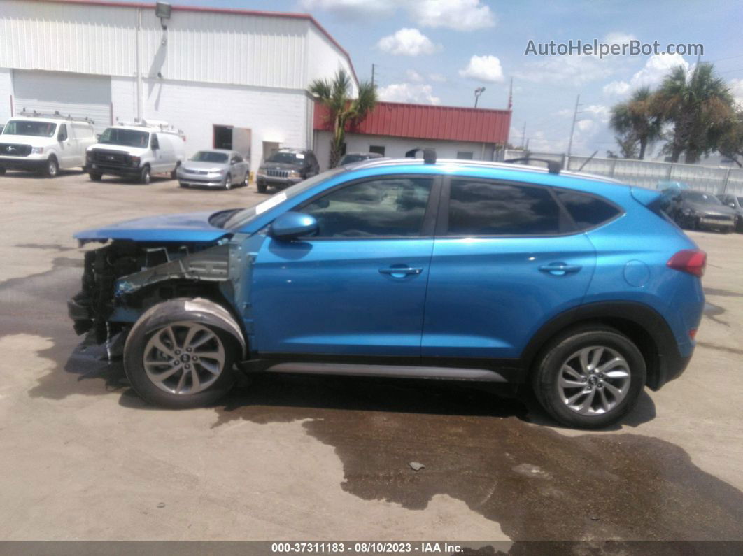 2017 Hyundai Tucson Se Синий vin: KM8J33A49HU336874