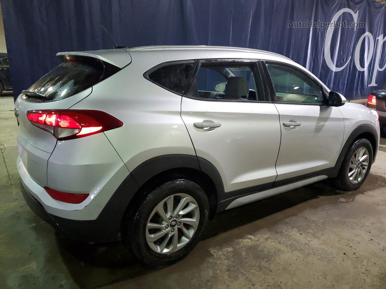 2017 Hyundai Tucson Limited Silver vin: KM8J33A49HU361290